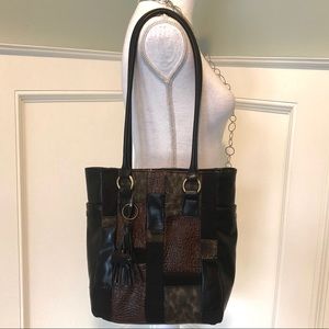 😍 Patchwork Leather/Suede Bueno Bag